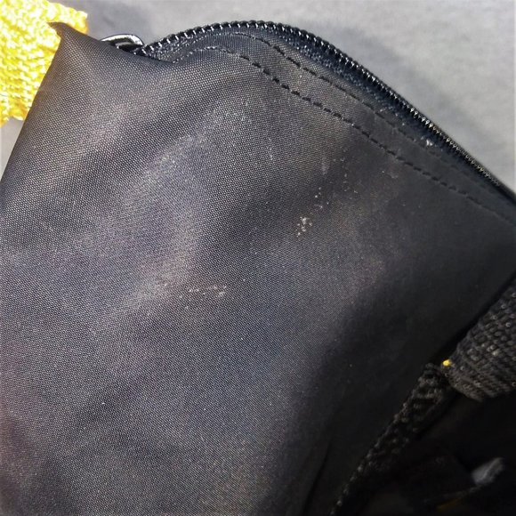 Bill Blass Two Black and Yellow Tote Bag Set with Outer Front Pocket - Picture 9 of 10